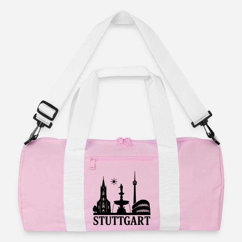 stuttgart silhouette wahrzeichen Recycelte Duffel Bag