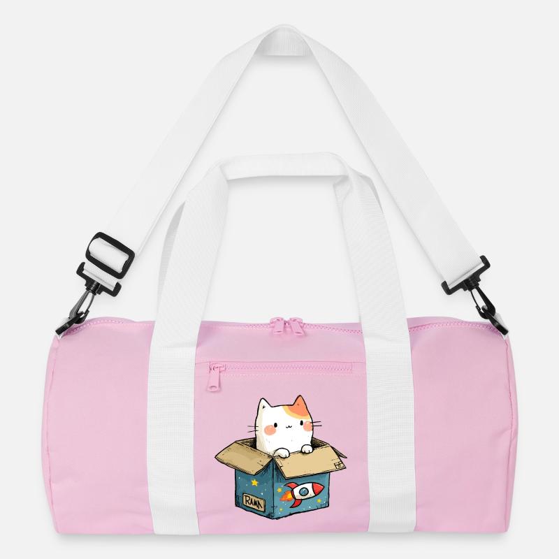Cat's Throw Space Recycled Duffel Bag