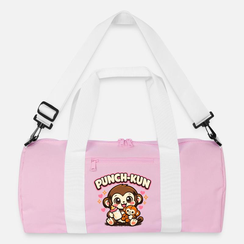 Monkey Punch - Kawaii Recycled Duffel Bag