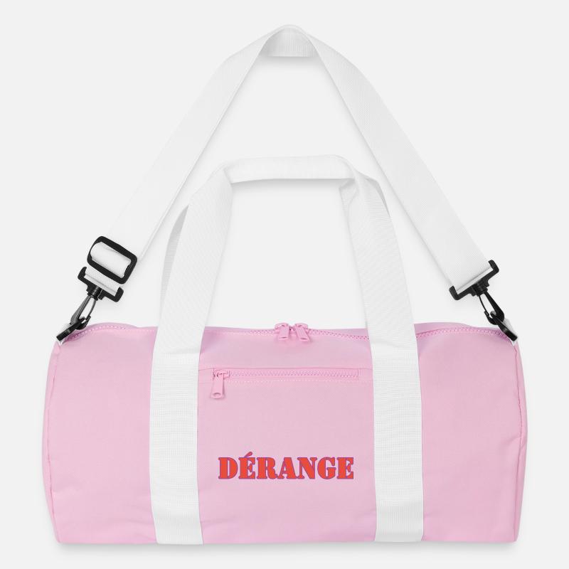 Verstand - Recycelte Duffel Bag - Rosa/Weiß