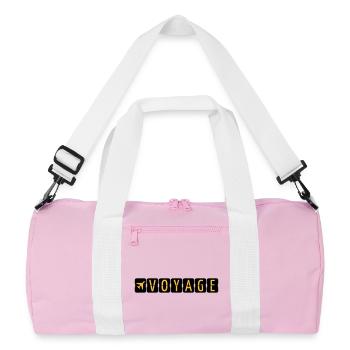 Voyage - Sac de sport recyclé - rose/blanc - Devant