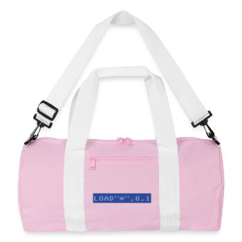 64 LOAD - Recycled Duffel Bag - pink/white - Front