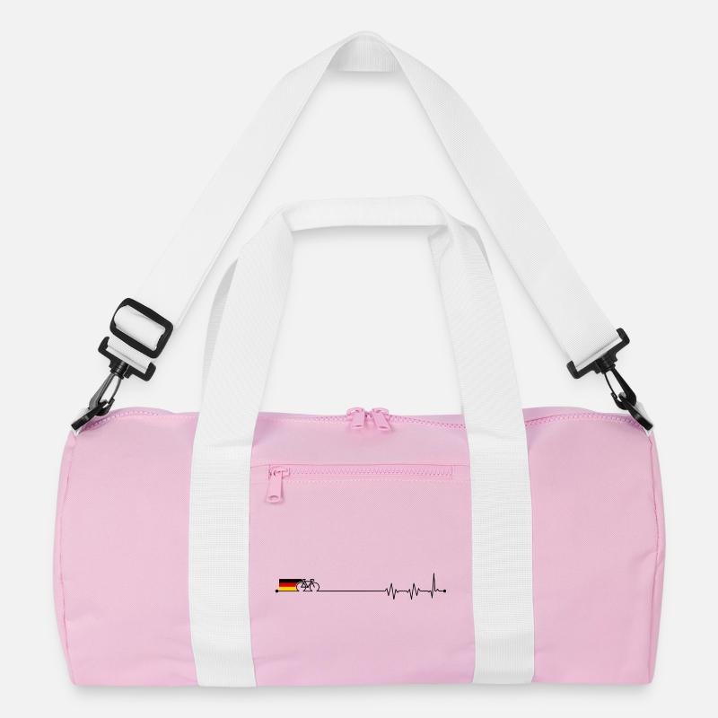 Germany flag bicycle Recycled Duffel Bag