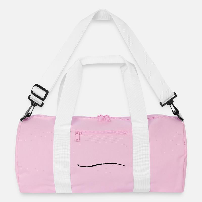 Stroke Art Brush Stroke Underscore Crack Line Recycled Duffel Bag