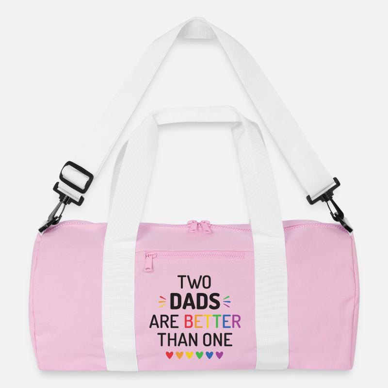 Zwei Väter sind besser als einer - LGBT Pride Month Recycelte Duffel Bag