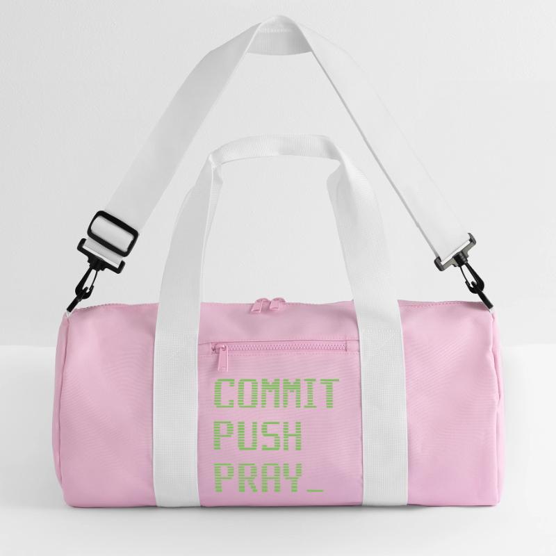 Software Developer Entwickler Geek Shirt Recycelte Duffel Bag