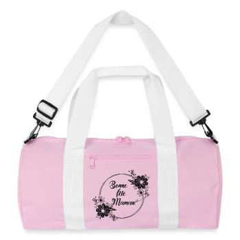 Bonne fête Maman - Sac de sport recyclé - rose/blanc - Devant