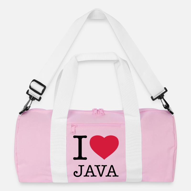 I LOVE JAVA Recycelte Duffel Bag