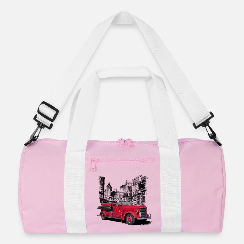 Fire engine New York 1930 Recycled Duffel Bag
