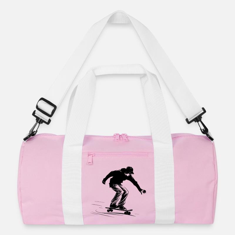 Skateboard Junge Grafik Recycelte Duffel Bag