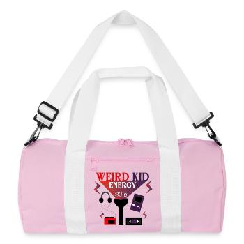 Weird Energy - Recycled Duffel Bag - pink/white - Front
