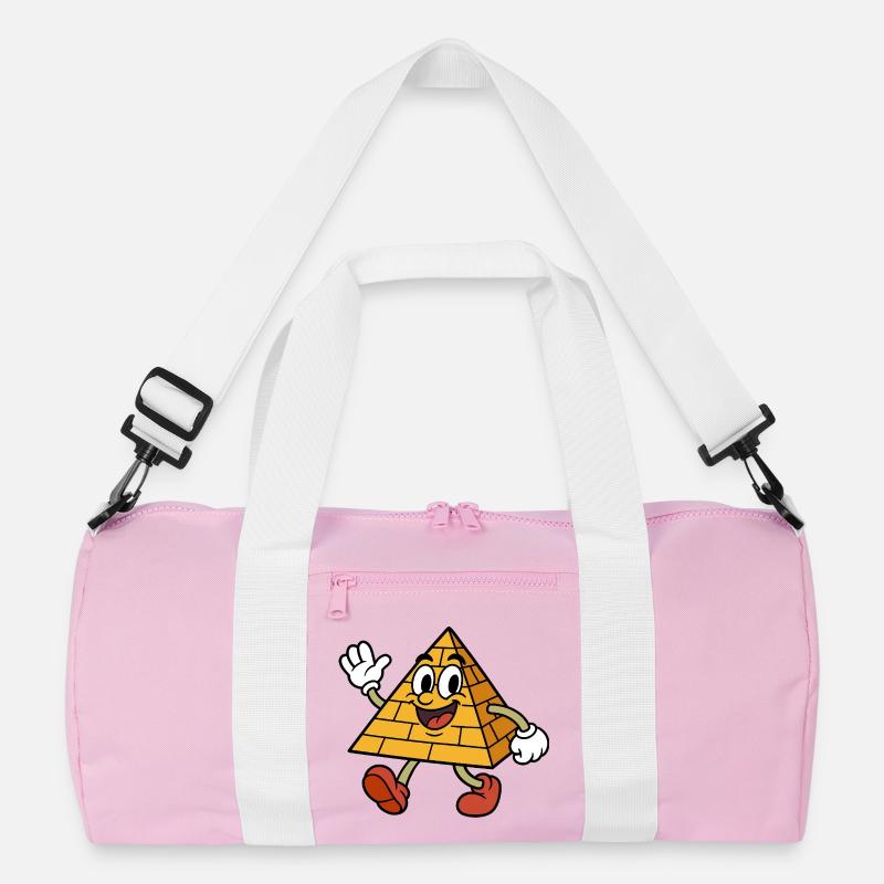 Sprechende verrückte Pyramide Recycelte Duffel Bag