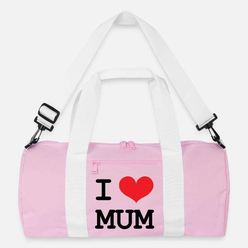 Ich liebe meine Mutter - Muttertag Recycelte Duffel Bag