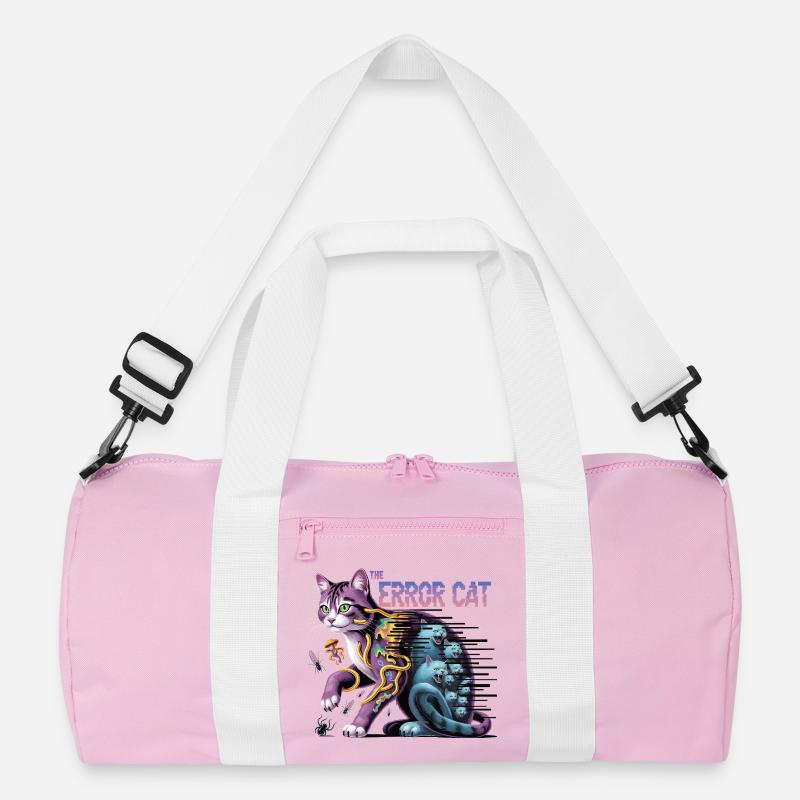 Die irrende Katze Digitale Kunst Recycelte Duffel Bag