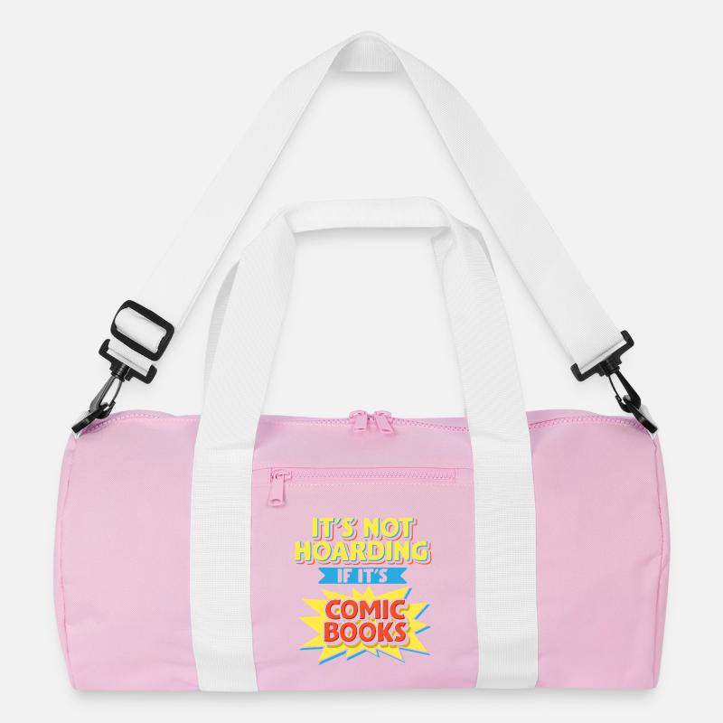 It's Not Hoarding If It's Comic Books Art Tee Recycelte Duffel Bag