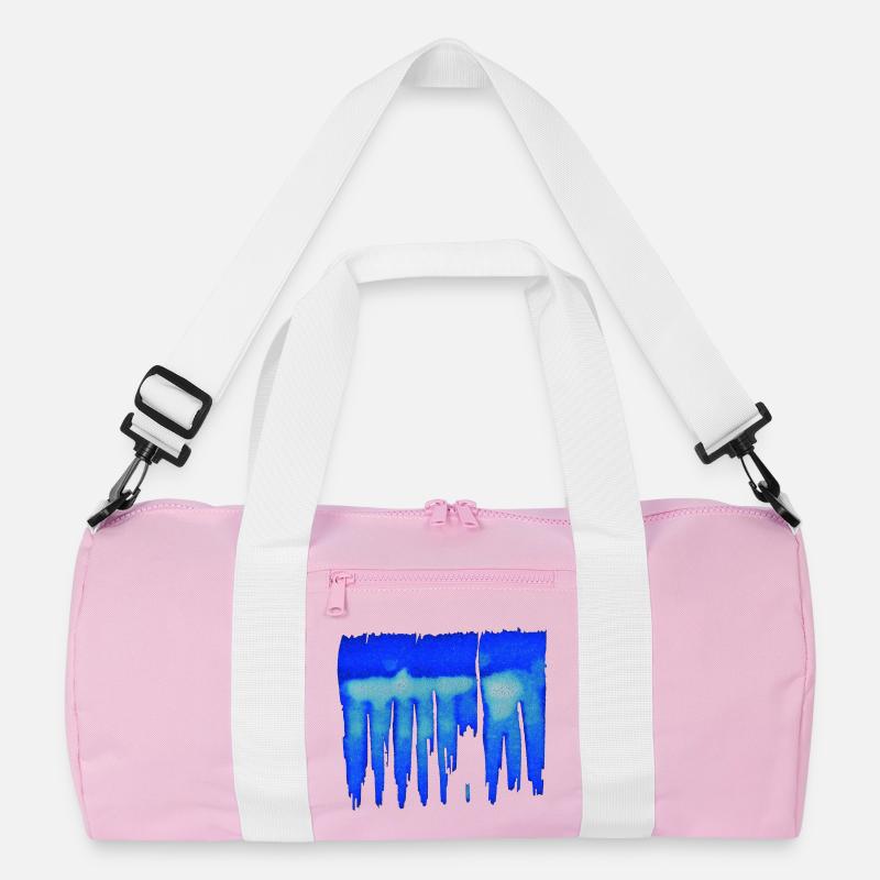 Abstrakt - Blauer Hintergrund Recycelte Duffel Bag