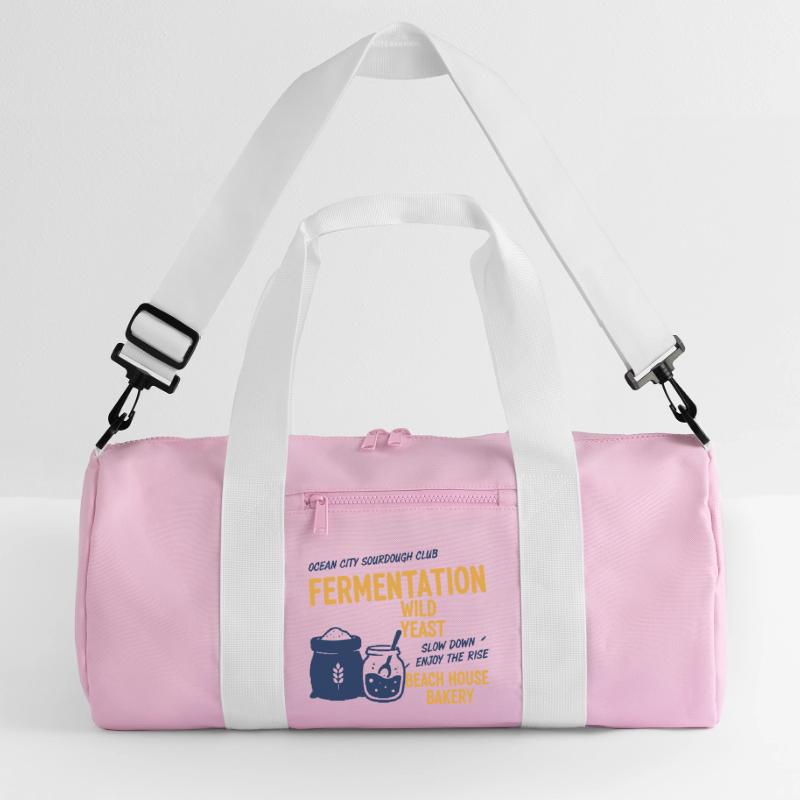 Sourdough Bread Baking Baker Sourdough Starter Jar Recycelte Duffel Bag