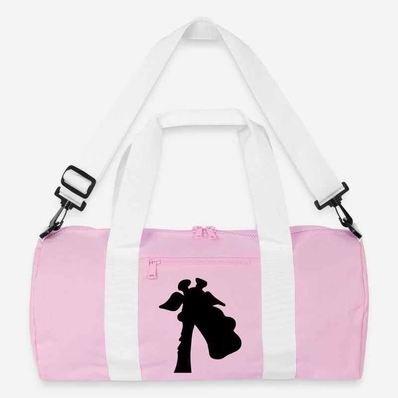 Giraffe Silhouette Recycelte Duffel Bag