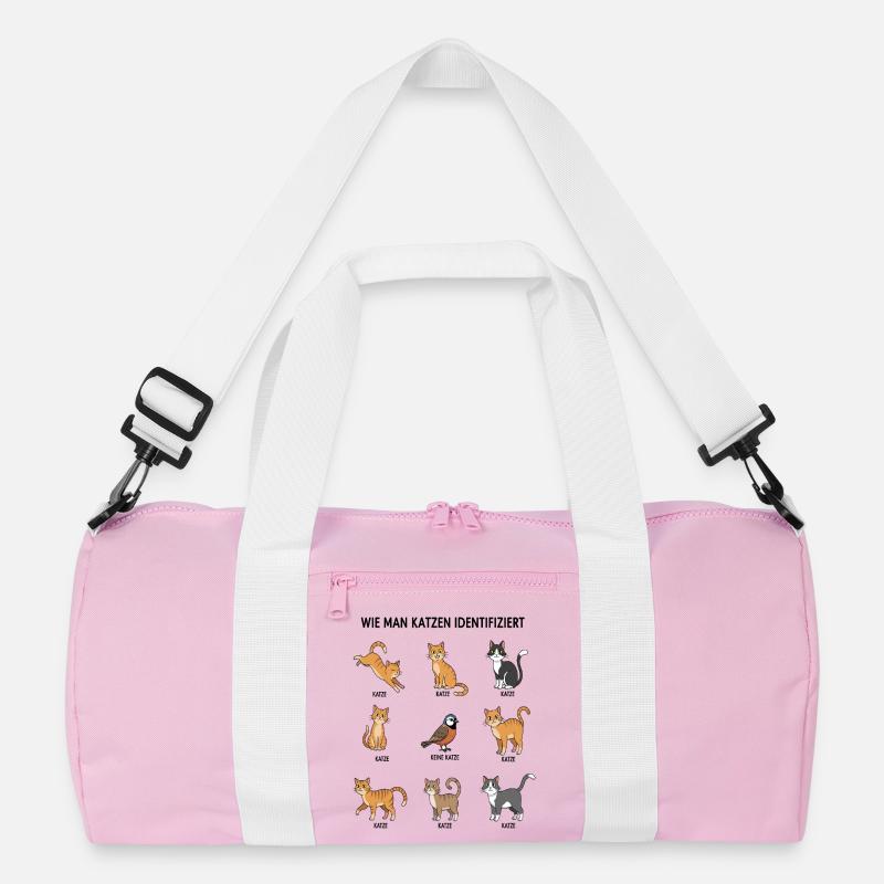 Cat Identification Guide Recycled Duffel Bag