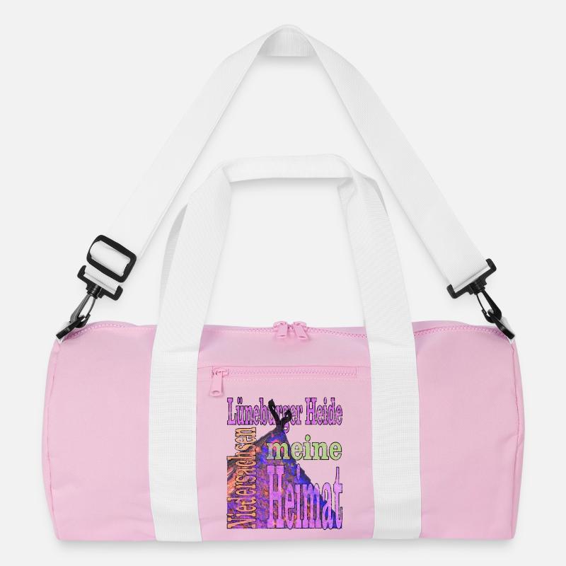 Lüneburger Heide mit Text Recycelte Duffel Bag
