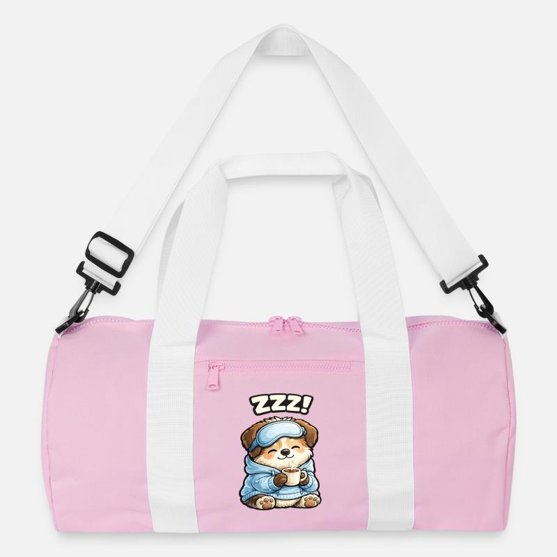 Pfotenschläfer im Pyjama Recycelte Duffel Bag