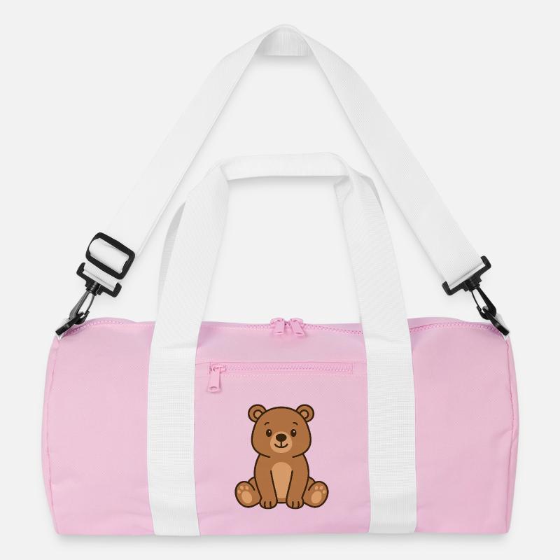 Kuschelbär Illustration Recycelte Duffel Bag