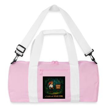 Regardez Dead End - Sac de sport recyclé - rose/blanc - Devant