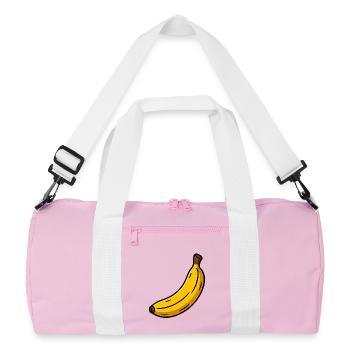 Banana Classic - Recycled Duffel Bag - pink/white - Front