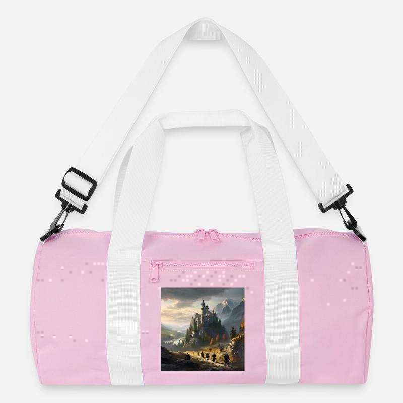 Castle Integration with Fantasy Place Recycled Duffel Bag