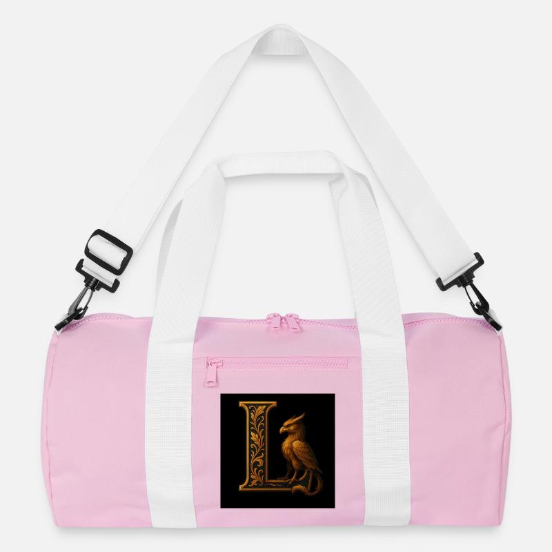 L – Magisches Ornament mit Phönix Recycelte Duffel Bag