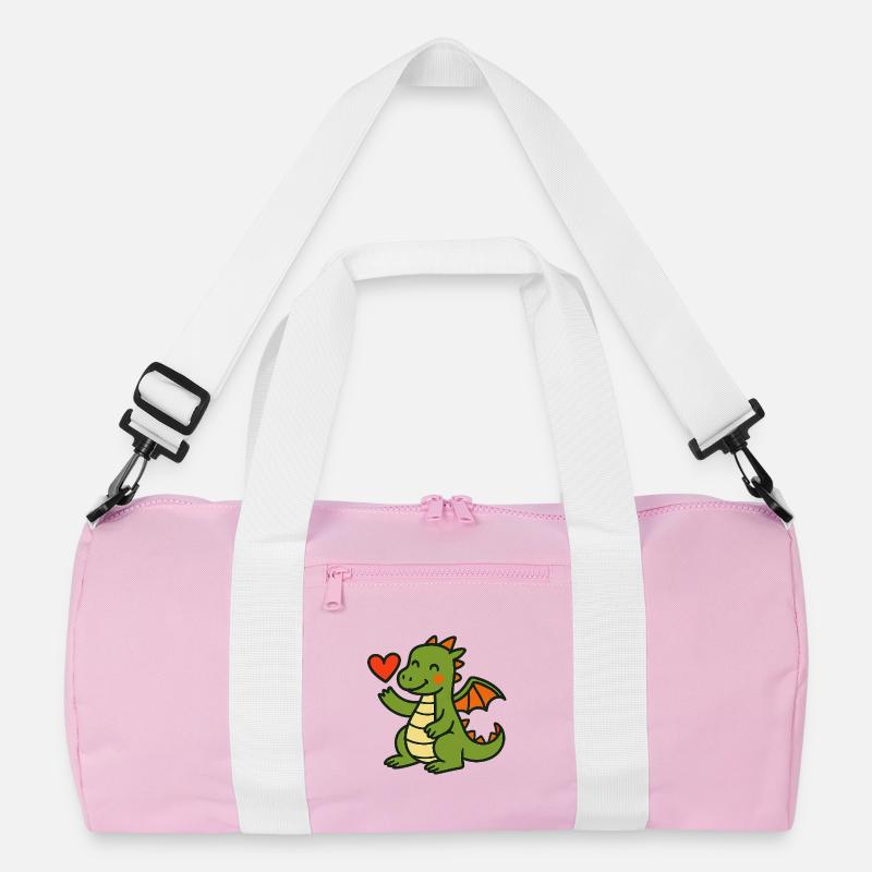 Dino_mit_Herz Recycelte Duffel Bag