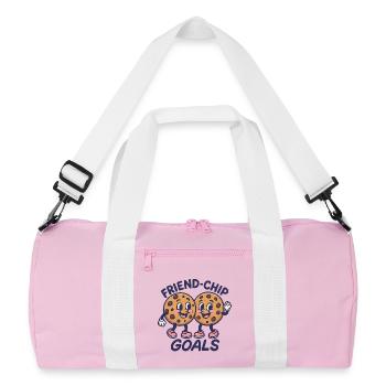 Friend-Chip Goals Cookie Friends - Sac de sport recyclé - rose/blanc - Devant