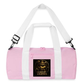 Teemo in Gold - Recycled Duffel Bag - pink/white - Front