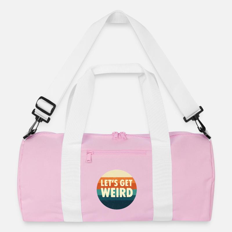 Let's Get Weird Retro Kreis Recycelte Duffel Bag