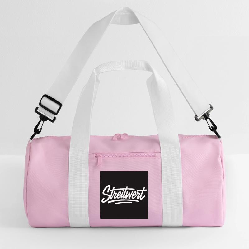 Disputed Script Logo Black Recycled Duffel Bag