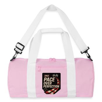 DNS Pace Over Perfection - Recycled Duffel Bag - pink/white - Front