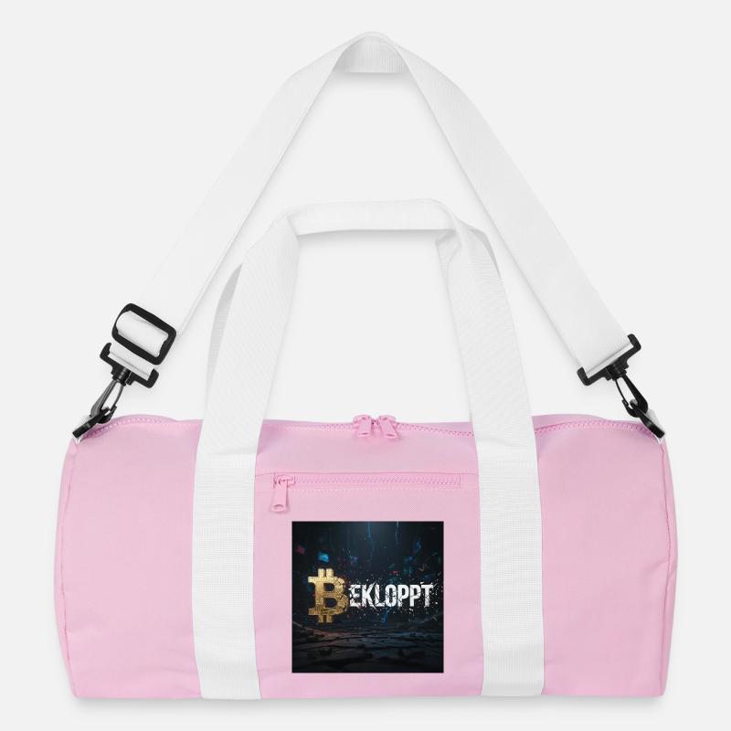 Bitcoin Explosion Krypto Chaos Recycelte Duffel Bag