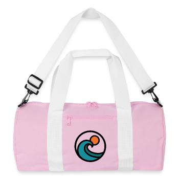 Ocean Spirit - Recycled Duffel Bag - pink/white - Front