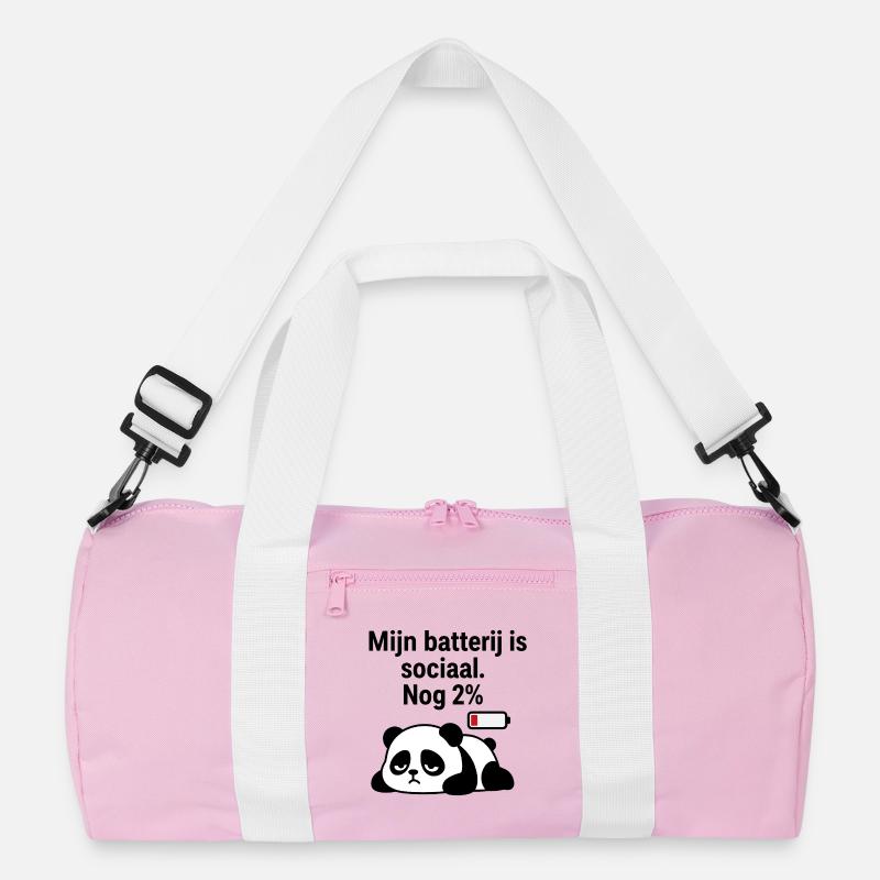Introvertierter Panda Recycelte Duffel Bag