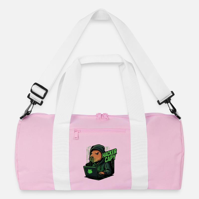 Hacker Capy – Cyber Capybara Tech  Recycelte Duffel Bag