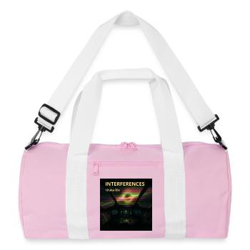 Nebula Cockpit Interference - Recycled Duffel Bag - pink/white - Front