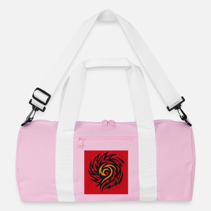 Flammenspirale Tribal Recycelte Duffel Bag