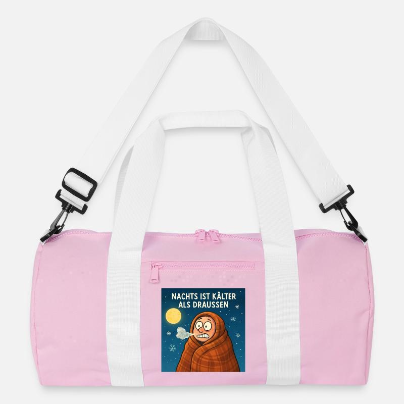 Nachts ist kälter als draußen  Recycelte Duffel Bag