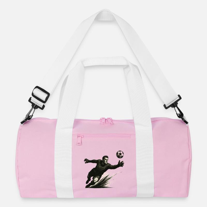 Illustration de plongeon du gardien de but Sac de sport recyclé