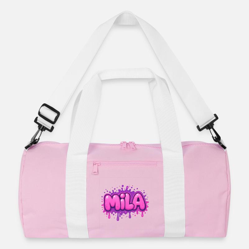 Graffiti MILA Name Gift Ideal druckbar auf Recycelte Duffel Bag