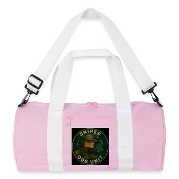 Sniper Dog Unit - Recycled Duffel Bag - pink/white - Front