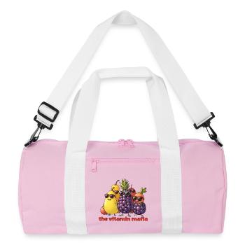 Vitamin Mafia Fruit Troop - Recycled Duffel Bag - pink/white - Front