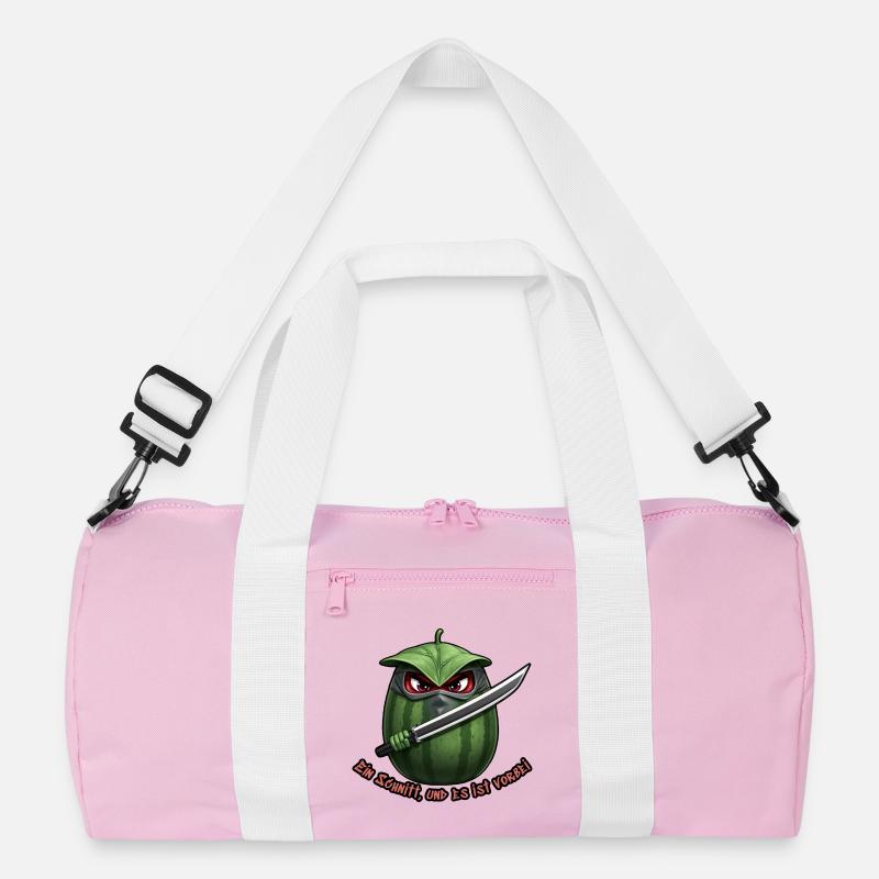 Wassermelone Ninja Klinge Recycelte Duffel Bag