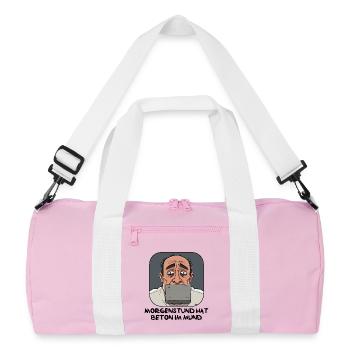 Bildschirmfokus Cartoon - Recycelte Duffel Bag - Rosa/Weiß - Vorne