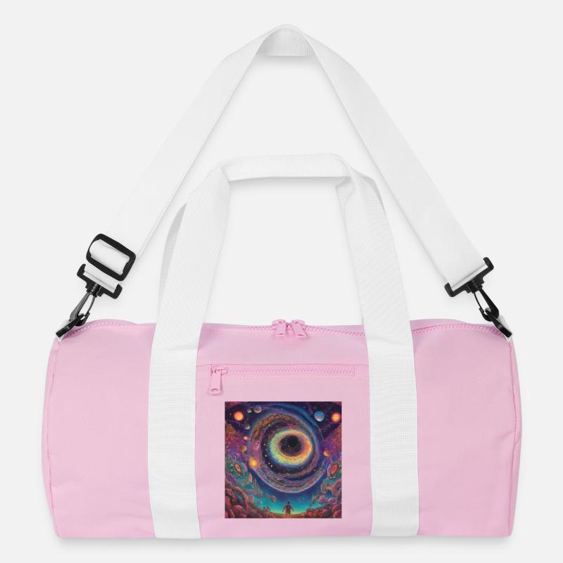 Kosmischer Augenvortex Recycelte Duffel Bag